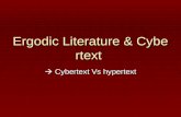 Ergodic Literature & Cybertext