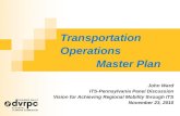 Transportation Operations Master Plan