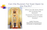 Can the Russian Far East Open to the Pacific?