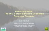 Restoring Hope: The U.S. Forest Service’s Economic Recovery Program