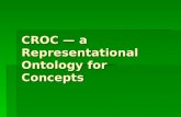 CROC  — a Representational Ontology for Concepts