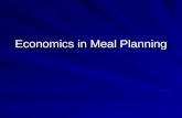 Economics in Meal Planning