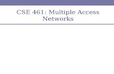 CSE 461: Multiple Access Networks