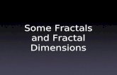 Some Fractals and Fractal Dimensions
