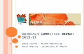 OUTREACH COMMITTEE REPORT 2012-13