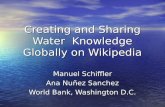 Creating and Sharing Water  Knowledge Globally on Wikipedia