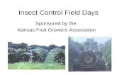 Insect Control Field Days