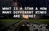 What is a star & how many different kinds are there?