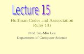 Huffman Codes and Asssociation Rules (II)