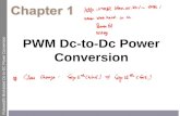 PWM Dc-to-Dc Power Conversion