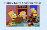 Happy Early Thanksgiving!