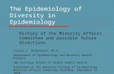 The Epidemiology of Diversity in Epidemiology