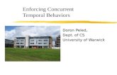 Enforcing Concurrent  Temporal Behaviors