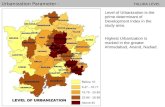 Urbanization Parameter -  TALUKA LEVEL