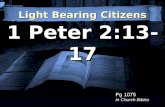 1 Peter 2:13-17