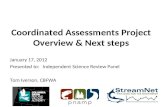 Coordinated Assessments Project Overview & Next steps