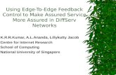 Using Edge-To-Edge Feedback Control to Make Assured Service More Assured in DiffServ Networks