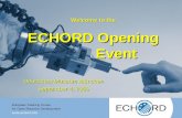 Welcome  to the ECHORD  Opening             Event