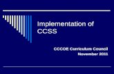 Implementation of CCSS
