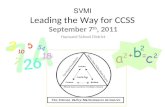 SVMI Leading the Way for CCSS