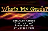 Infinite Campus Instructional Presentation By  Jaylan  Ford