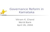 Governance Reform in Karnataka