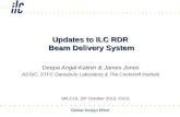 Updates to ILC RDR  Beam Delivery System