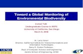 Toward a Global Monitoring of Environmental Biodiversity
