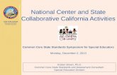 National Center and State  Collaborative California Activities