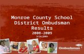 Monroe County School District Ombudsman Results