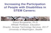 Increasing the Participation of People with Disabilities in STEM Careers: