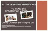 Active Learning Approaches  to Teaching Information Assurance