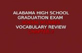 ALABAMA HIGH SCHOOL GRADUATION EXAM  SOCIAL STUDIES  VOCABULARY REVIEW CHAPTER 2