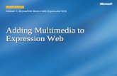 Adding Multimedia to Expression Web