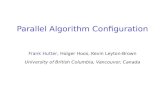 Parallel Algorithm Configuration