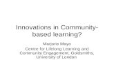 Innovations in Community-based learning?