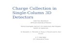 Charge Collection in  Single-Column 3D Detectors