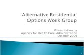 Alternative Residential Options Work Group