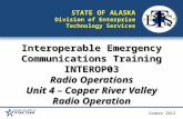STATE OF ALASKA Division of Enterprise Technology  Services