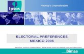 ELECTORAL PREFERENCES MEXICO 2006