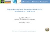 Implementing the Renewable Portfolio Standard in California