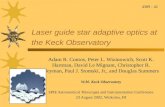 Laser guide star adaptive optics at the Keck Observatory