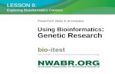 LESSON 8:  Exploring Bioinformatics Careers