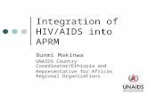 Integration of HIV/AIDS into APRM