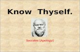 Know  Thyself.