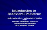 Introduction to  Behavioral Pediatrics