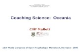 Coaching Science:  Oceania