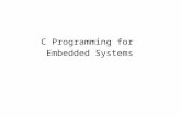 C Programming for  Embedded Systems