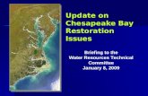 Update on Chesapeake Bay Restoration Issues