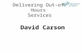 Delivering Out-of-Hours  Services